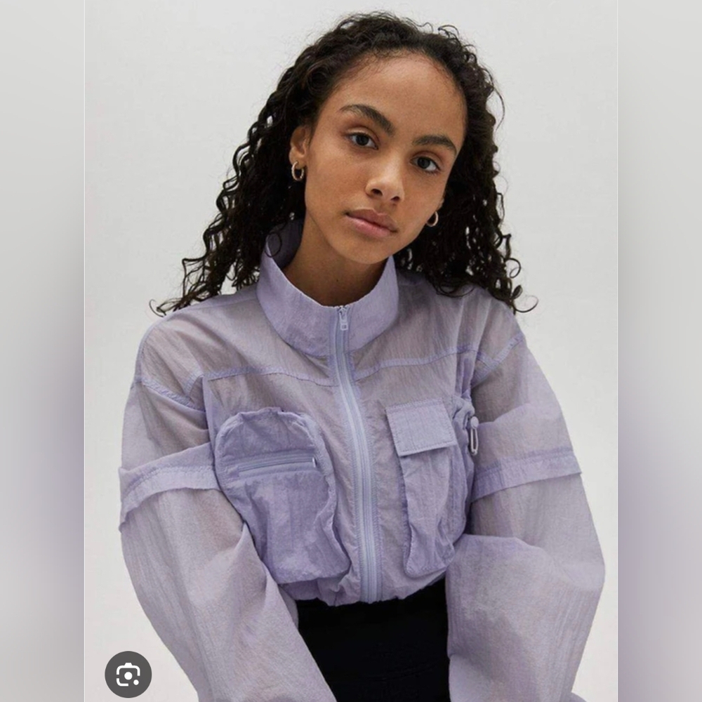 TNA Lavander Alameda Bomber Jacket Cropped Casual Cargo